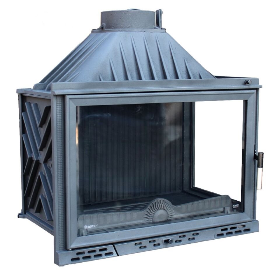 Serra Klapeli Döküm Şömine Haznesi Luxury Serisi Sağ Açık 80 lik