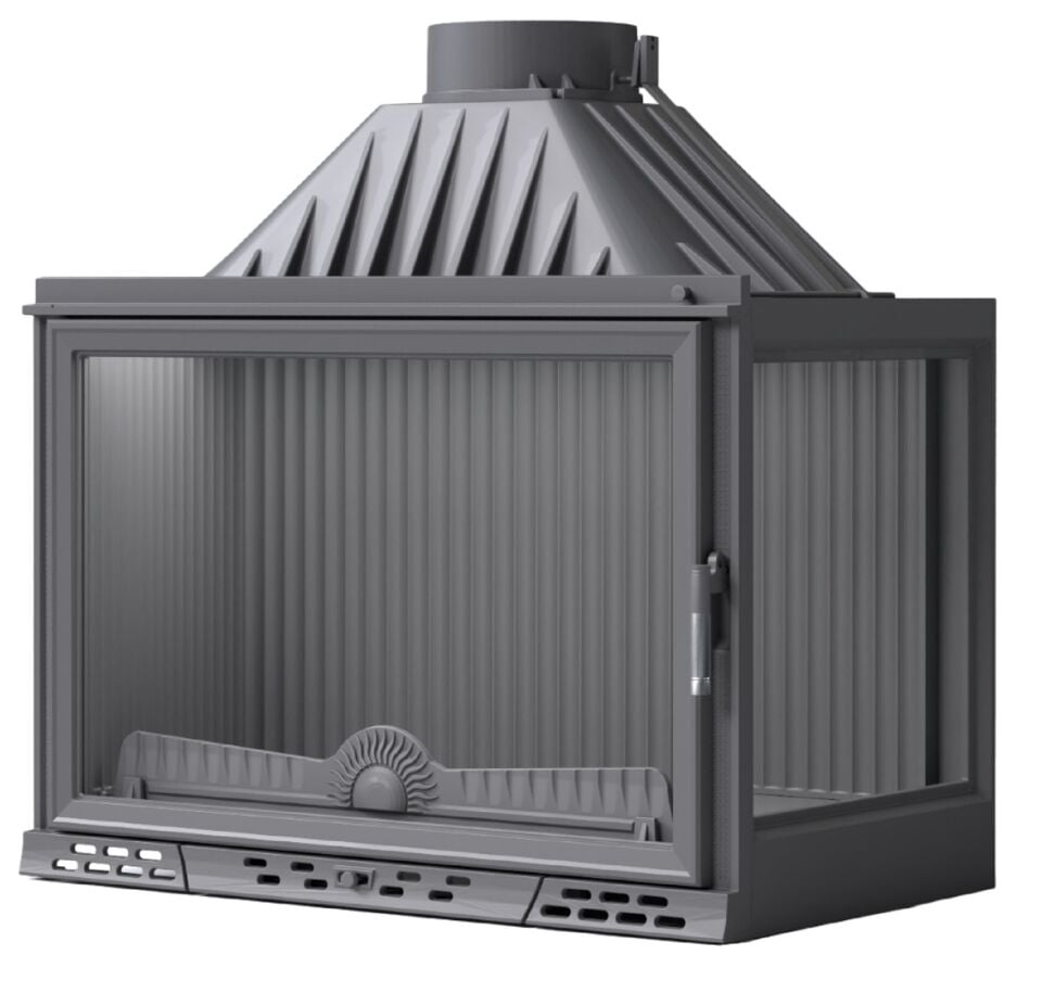 Serra Klapeli Döküm Şömine Haznesi Luxury Serisi Sağ Açık 80 lik