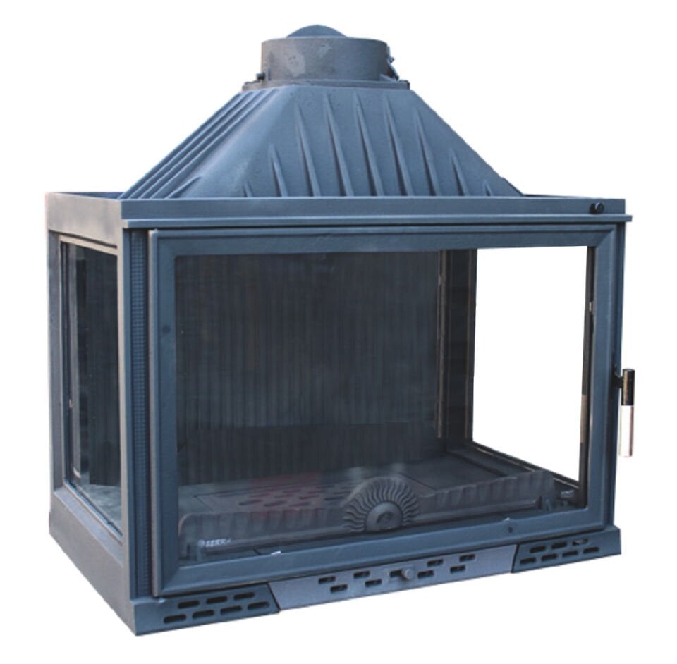 Serra Luxury Serisi Klapeli Döküm Şömine Haznesi Üç Açık 80 lik