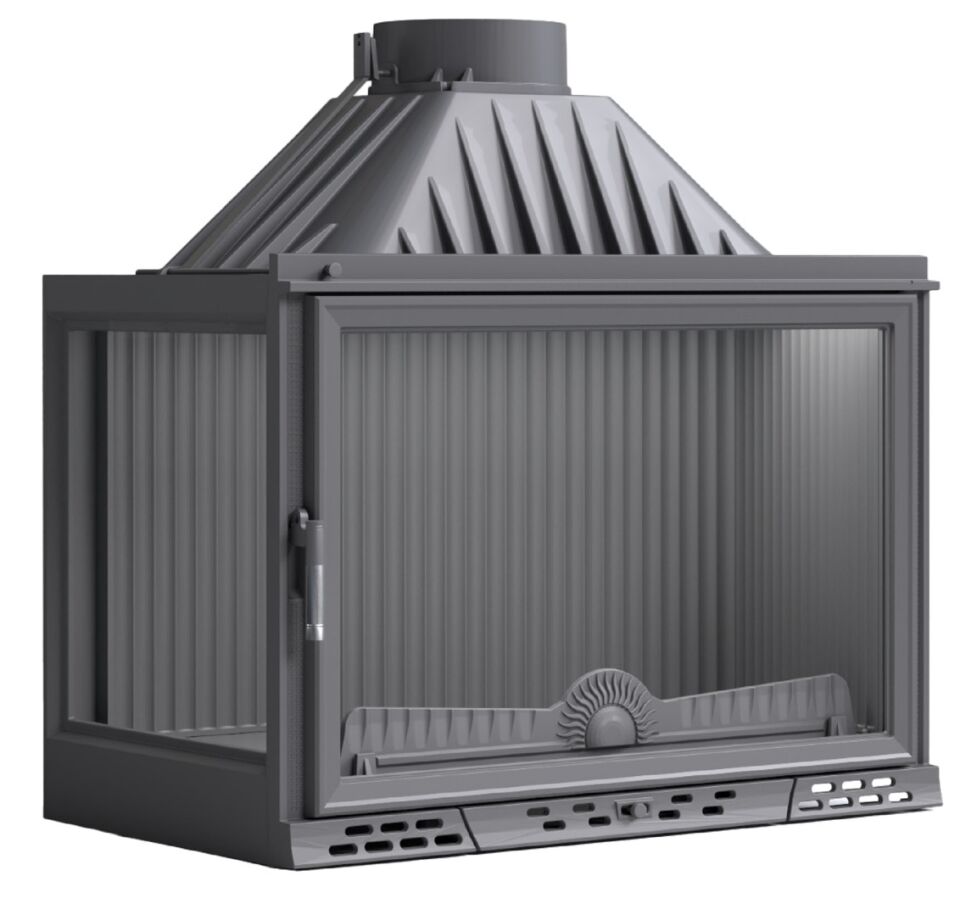 Serra Klapeli Döküm Şömine Haznesi Luxury Serisi Sol Açık 80 lik