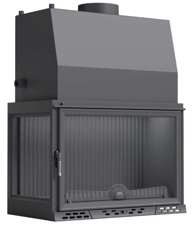 Serra Luxury Serisi Sol Açık Sulu Sistem Döküm Şömine Haznesi 80 Lik