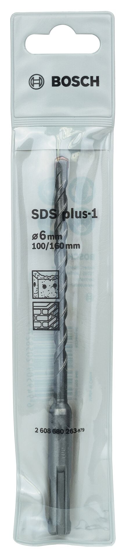 Bosch Plus-1 Serisi SDS-Plus Kırıcı Delici Matkap Ucu 6x160 mm